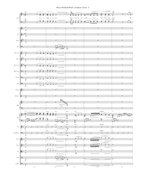 wonderful world orchestral score